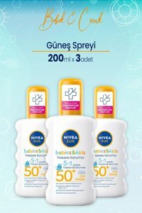 Nivea Hassas Ciltler İçin Güneş Kremi 3x200 ml