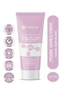 Appamour Renkli 50 Faktör Tüm Ciltler İçin Leke Karşıtı Nemlendirici Kapatıcılı Suya Dayanıklı Yüz Güneş Kremi 50 ml