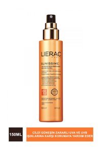 Lierac Sun 50 Faktör Tüm Ciltler İçin Leke Karşıtı Nemlendirici Yağsız Suya Dayanıklı Yüz ve Vücut Güneş Sütü 150 ml