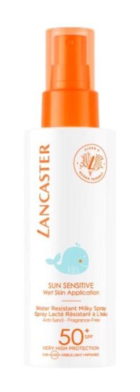 Lancaster 50 Faktör Hassas Ciltler İçin Nemlendirici Suya Dayanıklı Yüz Güneş Kremi 150 ml