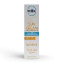 Rubix 50 Faktör Tüm Ciltler İçin Nemlendirici Suya Dayanıklı Yüz Güneş Kremi 100 ml