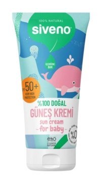Siveno 50 Faktör Tüm Ciltler İçin Leke Karşıtı Nemlendirici Yağsız Suya Dayanıklı Yüz ve Vücut Güneş Kremi 100 ml