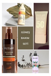 Dermokil 50 Faktör Tüm Ciltler İçin Leke Karşıtı Nemlendirici Suya Dayanıklı Yüz Güneş Kremi 50 ml