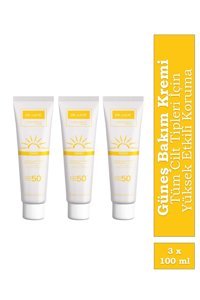 Dr Luci̇e 50 Faktör Tüm Ciltler İçin Nemlendirici Suya Dayanıklı Yüz Güneş Kremi 100 ml