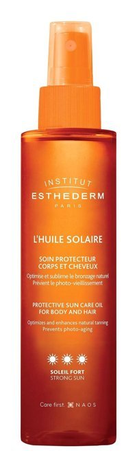 Institut Esthederm Strong Sun 50 Faktör Tüm Ciltler İçin Leke Karşıtı Nemlendirici Yağsız Suya Dayanıklı Yüz ve Vücut Güneş Kremi 150 ml