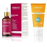 Alldermo 50 Faktör Tüm Ciltler İçin Nemlendirici Suya Dayanıklı Yüz Güneş Kremi 50 ml