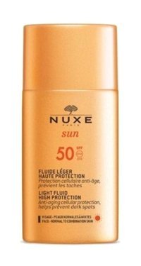Nuxe 50 Faktör Normal Ciltler İçin Nemlendirici Suya Dayanıklı Yüz Güneş Kremi 50 ml