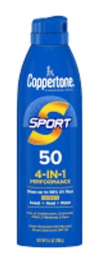 Coppertone 4 in 1 Sprey 50 Faktör Tüm Ciltler İçin Nemlendirici Suya Dayanıklı Yüz Güneş Kremi 50 ml