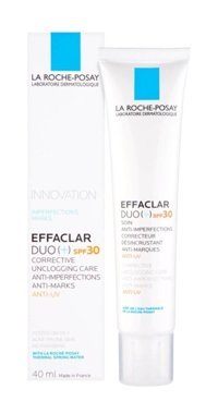La Roche Posay Effaclar Duo 30 Faktör Tüm Ciltler İçin Leke Karşıtı Nemlendirici Suya Dayanıklı Yüz ve Vücut Güneş Kremi 40 ml