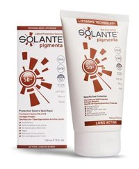 Solante Pigmenta 50 Faktör Tüm Ciltler İçin Nemlendirici Suya Dayanıklı Yüz Güneş Kremi 150 ml