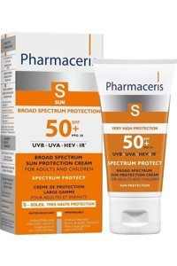 Pharmaceris 50 Faktör Tüm Ciltler İçin Nemlendirici Suya Dayanıklı Yüz Güneş Kremi 50 ml