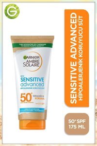 Garnier Ambre Solaire 50 Faktör Tüm Ciltler İçin Nemlendirici Suya Dayanıklı Yüz Güneş Kremi 175 ml