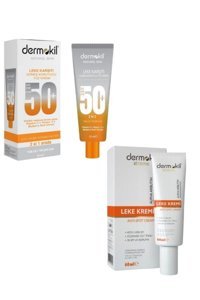 Dermokil Antı Spot 50 Faktör Tüm Ciltler İçin Leke Karşıtı Nemlendirici Yağsız Suya Dayanıklı Yüz ve Vücut Güneş Kremi 60 ml
