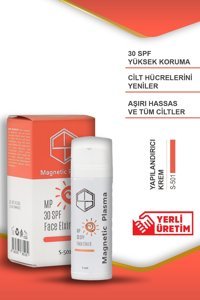 Magneti̇c Plasma 30 Faktör Tüm Ciltler İçin Nemlendirici Suya Dayanıklı Yüz Güneş Kremi 50 ml