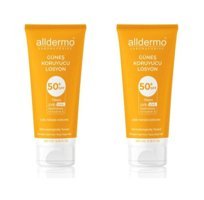 Alldermo 50 Faktör Tüm Ciltler İçin Nemlendirici Suya Dayanıklı Yüz ve Vücut Güneş Losyonu 200 ml