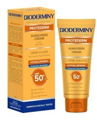 Bioderminy 50 Faktör Tüm Ciltler İçin Nemlendirici Suya Dayanıklı Yüz Güneş Kremi 50 ml
