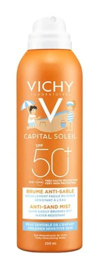 Vichy 50 Faktör Tüm Ciltler İçin Nemlendirici Suya Dayanıklı Yüz ve Vücut Güneş Kremi 200 ml