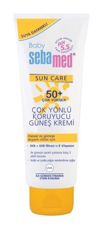 Sebamed Sun Bebe 50 Faktör Tüm Ciltler İçin Nemlendirici Suya Dayanıklı Yüz Güneş Kremi 75 ml