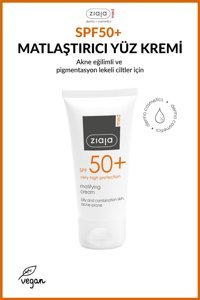 Ziaja 50 Faktör Tüm Ciltler İçin Leke Karşıtı Nemlendirici Suya Dayanıklı Yüz ve Vücut Güneş Kremi 50 ml