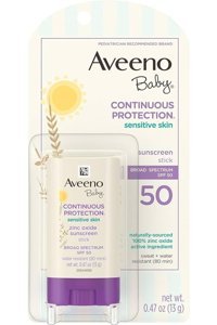 Aveeno Baby Contınuous Protectıon 50 Faktör Hassas Ciltler İçin Nemlendirici Suya Dayanıklı Yüz Güneş Kremi 13 ml