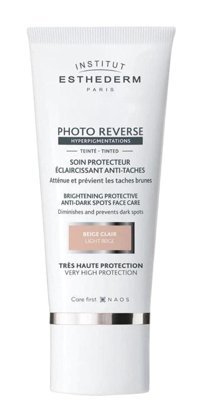Institut Esthederm Photo Reverse 50 Faktör Tüm Ciltler İçin Leke Karşıtı Nemlendirici Yağsız Suya Dayanıklı Yüz ve Vücut Güneş Kremi 50 ml