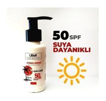 Uber 50 Faktör Tüm Ciltler İçin Leke Karşıtı Nemlendirici Yağsız Suya Dayanıklı Yüz ve Vücut Güneş Kremi 75 ml