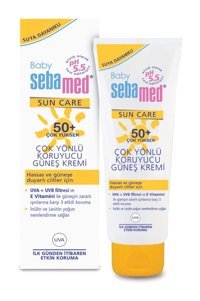 Sebamed Kids 50 Faktör Tüm Ciltler İçin Nemlendirici Suya Dayanıklı Yüz Güneş Kremi 75 ml