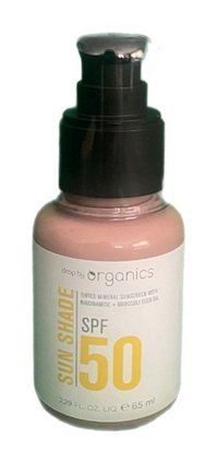 Drop By Organics Sun 50 Faktör Tüm Ciltler İçin Leke Karşıtı Nemlendirici Yağsız Suya Dayanıklı Yüz ve Vücut Güneş Kremi 65 ml