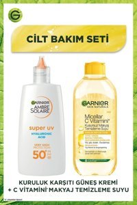 Garnier 50 Faktör Tüm Ciltler İçin Leke Karşıtı Nemlendirici Yağsız Suya Dayanıklı Yüz Güneş Kremi 50 ml