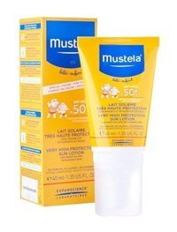 Mustela 50 Faktör Tüm Ciltler İçin Nemlendirici Suya Dayanıklı Yüz Güneş Kremi 100 ml
