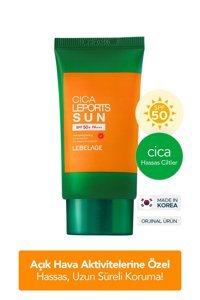 Lebelage 50 Faktör Tüm Ciltler İçin Nemlendirici Suya Dayanıklı Yüz Güneş Kremi 30 ml