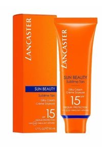 Lancaster Sun Beauty 50 Faktör Tüm Ciltler İçin Leke Karşıtı Nemlendirici Yaşlanma Karşıtı Yağsız Suya Dayanıklı Yüz Güneş Kremi 50 ml