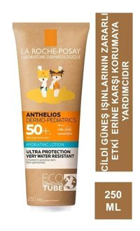 La Roche Posay 50 Faktör Tüm Ciltler İçin Nemlendirici Suya Dayanıklı Yüz ve Vücut Güneş Kremi 250 ml