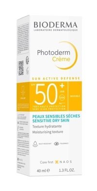 Bioderma Photoderm 50 Faktör Tüm Ciltler İçin Nemlendirici Suya Dayanıklı Yüz Güneş Kremi 40 ml