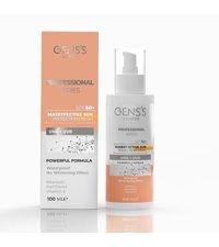 Gl Genss London Maxeffective 50 Faktör Tüm Ciltler İçin Nemlendirici Suya Dayanıklı Yüz Güneş Kremi 100 ml