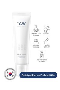 Histoire Naturelle Lactobacillus 50 Faktör Tüm Ciltler İçin Nemlendirici Suya Dayanıklı Yüz Güneş Kremi 50 ml