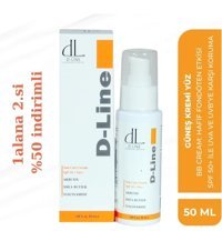 Dl D Line Laboratories 50 Faktör Tüm Ciltler İçin Nemlendirici Suya Dayanıklı Yüz Güneş Kremi 50 ml