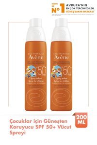Avene Enfant 50 Faktör Tüm Ciltler İçin Nemlendirici Suya Dayanıklı Yüz ve Vücut Güneş Kremi 200 ml