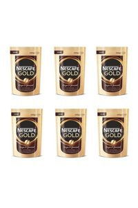 Nescafe Gold Paket Granül Kahve 6x200 gr