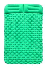 Cbtxglobal Katlanır Kamp 195x119x16 cm Çift Kişilik Şişme Yatak Koyu Yeşil