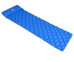Widesa WScm -001 Katlanır Ultralight Kamp Tek Kişilik Şişme Yatak Mavi