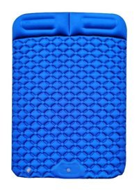 Cbtxglobal Katlanır Kamp Otomatik 195x119x16 cm Çift Kişilik Şişme Yatak Koyu Mavi