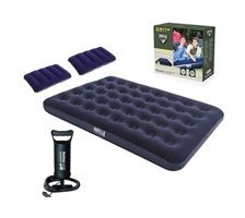 Bestway Pavillo 67002 Katlanır Ev Tipi Çift Kişilik Şişme Yatak Lacivert