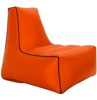 Cbtxglobal Bp1082 Katlanır Kamp 100x90x80 cm Tek Kişilik Şişme Yatak Turuncu
