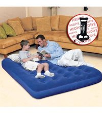 Bestway Bw116 Katlanır Ev Tipi Çift Kişilik Şişme Yatak Lacivert