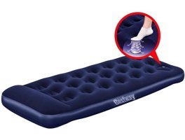 Bestway Katlanır Kamp 185cm x76 cm x28 cm Tek Kişilik Şişme Yatak Lacivert