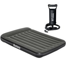 Bestway Katlanır Kamp Çift Kişilik Şişme Yatak Gri