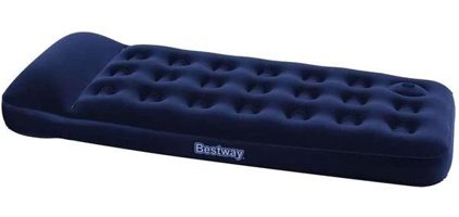 Bestway Katlanır Ev Tipi 185x76x28 cm Tek Kişilik Şişme Yatak Mavi