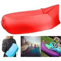 Cbtxglobal Katlanır Plaj 185x 75x50 cm Tek Kişilik Şişme Yatak Kırmızı
