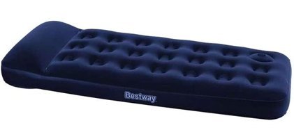 Bestway 67223 Katlanır Ev Tipi 185x76x28 cm Tek Kişilik Şişme Yatak Mavi